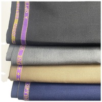 Haute qualité TR Serge costume tissu Polyester Viscose plaine teint sergé armure pour garçons et filles vêtements en gros pas cher