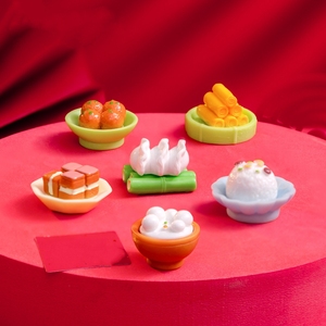 Micro Paesaggio Fai-da-Te <span class=keywords><strong>per</strong></span> Decorazione da Scrivania, Divertente Simulazione della Cena di <span class=keywords><strong>Capodanno</strong></span> Cinese, Ornamenti in Resina Miniatura - Product Image 1