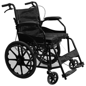 Kursi roda lipat Portable, kursi roda listrik ringan - Product Image 5