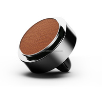 Diffuseur de voiture en cuir de luxe personnalisable avec huiles essentielles colorées et parfumées, clip pour grille d'aération
