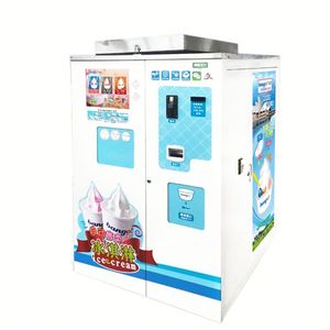 coin and token operated automatic vending soft ice cream machine - Product Image 5