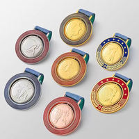 Concevez votre propre médaille de marathon en métal vierge avec logo, médaille de finisseur de course en alliage de zinc, médaille sportive personnalisée