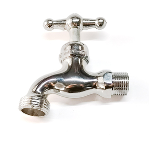 Grifo <span class=keywords><strong>de</strong></span> Jardín para Exteriores, 1/2, Niquelado, Boquilla <span class=keywords><strong>de</strong></span> Agua, <span class=keywords><strong>Grifos</strong></span> <span class=keywords><strong>de</strong></span> Agua para Lavadora Doméstica - Product Image 2