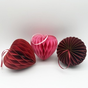 Décoration réaliste en forme de kaki en papier nid d'abeille orange pour centre de table de fête d'automne ou de Thanksgiving - Product Image 6