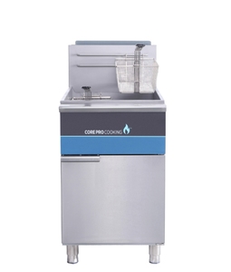 プレミアムステンレススチール & アンチリークダブルバスケットガスディープフライヤーハンバーガーショップとコーヒーショップ - Product Image 3