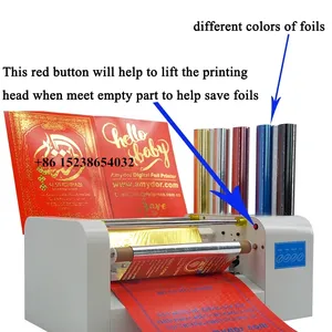 Machine d'impression numérique à feuille d'or AMD360D format A3 / Machine de gaufrage à chaud / Imprimante à feuille pour cartes d'invitation de mariage - Product Image 4