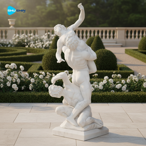 Famosa Estatua <span class=keywords><strong>de</strong></span> Mármol Europea del Asalto a las Sabianas, Obra Maestra <span class=keywords><strong>de</strong></span> Tamaño Real, Superficie Personalizable para Jardín/Villa en Venta - Product Image 5