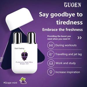 Verschiedene Fruchtduft OEM Bestseller Kräuter-Naseninhalierer Energie Bester Nasenstau-Löser Naseninhalierstift für Körperpflege - Product Image 5