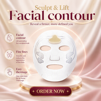 Dispositivo de Belleza para Lifting Facial, Reafirmante y Contorneador, para Uso Doméstico, Portátil, Antiarrugas, con 30 Almohadillas de Repuesto