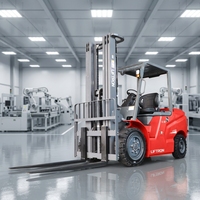Truk Forklift Mini Liftron CPD30L untuk Pengangkutan Material di Dermaga dan Penanganan Logistik Dalam Ruangan