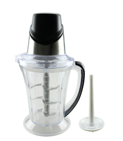 Hachoir Électrique Multifonctionnel 500W 2 Vitesses Démontable Facile à Nettoyer pour Cuisine Domestique Viande Légumes Ail Préparation Aliments Bébé