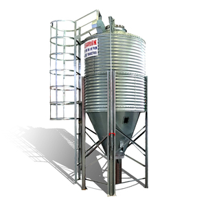 Baru 3-30ton pakan unggas gudang jalur makan otomatis untuk perternakan babi peralatan Silo digunakan di Silo peternakan unggas - Product Image 1