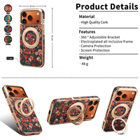 Étui de téléphone électroplaqué de qualité supérieure avec imprimé papillon Denior OEM/ODM pour les séries Apple 18/17/16/15/14/13, logo personnalisé pris en charge