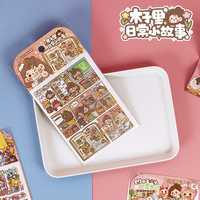 Notebook Dekoration Digitaldruck Aufkleber Anime Journal Die Cut Cartoon Washi Aufkleber Benutzer definiert
