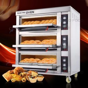 Horno a Precio Competitivo para Hornear Pan con Horno de Pizza a Gas Comercial, Equipo de Panadería - Product Image 5