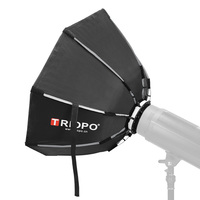 Triopo Softbox Kb-120 Montage universel professionnel Bowens pour flash de studio