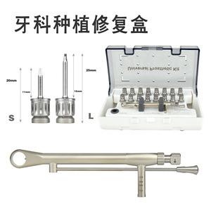 Clé dynamométrique dentaire Mino TW-5 argentée, outil manuel de restauration d'implants, instrument chirurgical de classe I - Product Image 3