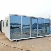 Maisons mobiles AppleCabin, structure en acier portable, mini-maison