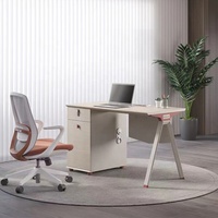 Bureau d'ordinateur moderne pour manager 2024 avec table de direction de luxe en MFC E1 pour PDG