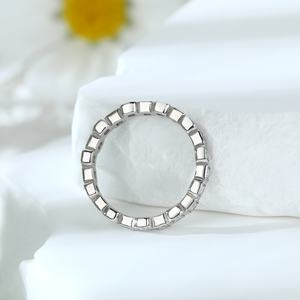 Anillo de Compromiso de Plata de Ley 925 con Circonita para Mujer, Chapado en Rodio, Alta Calidad, Regalo para Boda, Fiesta o Aniversario, Venta al Por Mayor - Product Image 4