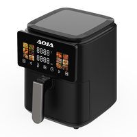 Friteuse à air à économie d'énergie de classe A, 4,5 L, affichage numérique LED avec contrôle de température réglable pour la cuisine à domicile