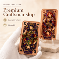 Pièce de poker porte-bonheur en cuivre fin 999 de 1 oz, à haute relief, peinte aux UV, finition effet proof, cadeau pour les amateurs de jeux de cartes