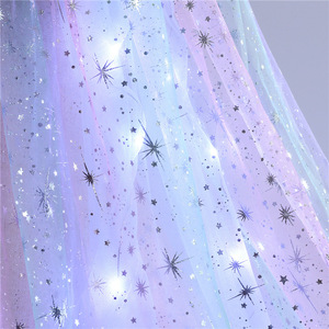 Fille anniversaire Halloween Costume enfant Sequin Elsa LED <span class=keywords><strong>Cape</strong></span> à capuche <span class=keywords><strong>Reine</strong></span> <span class=keywords><strong>des</strong></span> <span class=keywords><strong>neiges</strong></span> Princesse Illuminé Flocon de neige Lumière Puffy <span class=keywords><strong>Cape</strong></span> - Product Image 4