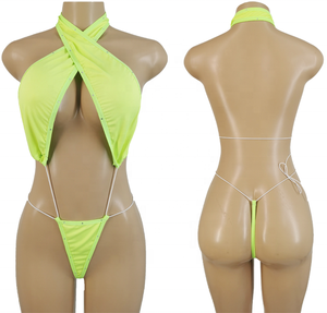 ELITES Venta al por mayor Coral Pink <span class=keywords><strong>Kier</strong></span> Dancewear Exótico Conjunto de cintura alta Festival Rave Outfit - Product Image 6