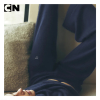 Fabricant de pulls certifié BSCI, logo personnalisé, pull en cachemire et laine pour femmes, décontracté, confortable, tricoté, ensemble pantalon 2 pièces