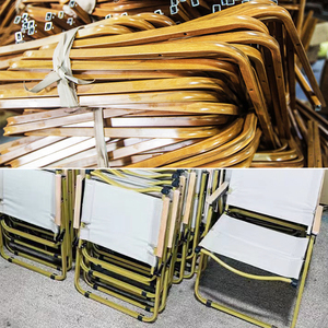 كرسي صيد وترحال خارجي محمول للشاطئ قابل للطي مصنوع من المعدن ومزود بمسند للذراع - Product Image 6