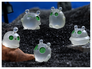 DIY Mang Dai pequeño <span class=keywords><strong>alien</strong></span>ígena multicolor Micro animales 3D encanto brillante muñeca figuritas resina luminosa bolsa de la suerte ciego Sorpresa Juguete - Product Image 6