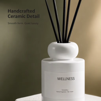 Diffuseur de parfum à roseaux LOLOTA, aromathérapie sans feu, fabrication sur mesure ODM OEM, céramique, entièrement naturel, végétalien, huiles essentielles, cadeau aromatique