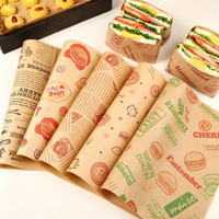 Papier sulfurisé jetable enduit de cire SP2848 pour l'emballage de hamburgers et de frites - Vente en gros