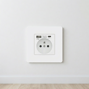 Prise murale 86 pour salon et chambre, prise simple pour récepteur <span class=keywords><strong>satellite</strong></span>, décodeur TV par câble, PC industriel, prise blanche - Product Image 3