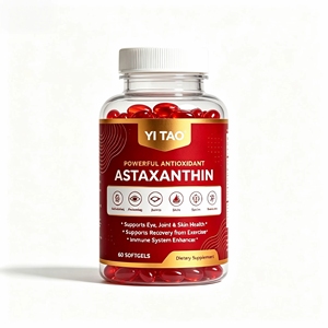 Complément alimentaire nutritionnel de marque OEM/ODM contenant de l'astaxanthine et diverses vitamines. Capsules molles d'astaxanthine. - Product Image 1