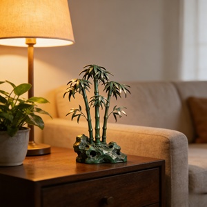 Ornement en Cuivre et Bambou, Symbole de Croissance Continue, Idéal pour l'inauguration d'une maison, l'ouverture d'une entreprise, ou la décoration du bureau ou du salon - Product Image 5