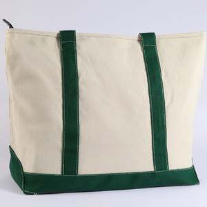 Bolsa de Tela de Algodón Orgánico al por Mayor, 10oz, Gruesa, Grande, Lisa, Reutilizable para Compras, con Correa de Hombro de Color Personalizado - Product Image 5