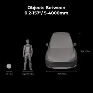 Creality 3D cr-scan Raptor Pro Máy quét 22 + 7 màu Xanh Laser Nir 0.02mm Độ chính xác 60fps tốc độ cao 5mm 4m đối tượng 24-bit 3D - Product Image 6