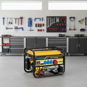 Generadores de Gasolina de Alta Calidad de 5kw, 50hz/60hz, Portátiles, con Certificado CE, Venta en Europa, Generador de Arranque Eléctrico de 6.5kva EM6500E - Product Image 1