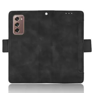 Для Samsung Galaxy диспенсер Z складной салфетки 2 5G /z fold2Premium кожаный чехол-бумажник флип-чехол с отделением для кредитных карт чехол для Galaxy Note Z Fold3 5G