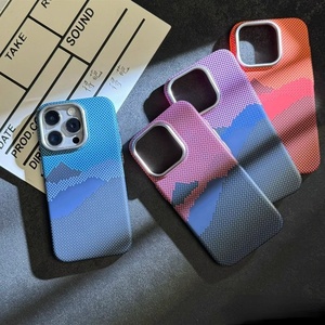 Stock vente en gros étui à texture kevlar magnétique patch à l'eau pour iPhones 15 Pro Max étuis magnétiques pour téléphone portable pour <span class=keywords><strong>iPhone</strong></span> 14 12 13 - Product Image 6
