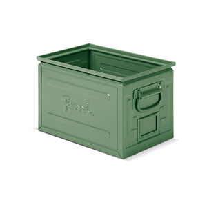 Boîte en métal Fami avec poignées, capacité 40,5 L, 450x300x300 mm, gris foncé RAL7000, rangement d'outils - Product Image 1