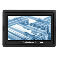 Cámara de Inspección de Tuberías con Pantalla LCD de 7 Pulgadas, 1080P, Cabezal de Cámara de 25 mm, Cable de 20 m, Localizador de 512 Hz + Receptor