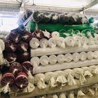 Tissu en microfibre 100% polyester uni teint en direct d'usine pour la literie, housse de couette et taie d'oreiller