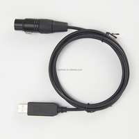Pabrik Disesuaikan Tinggi Kompatibel RS232 USB A To XLR 3PIN Kabel Perempuan