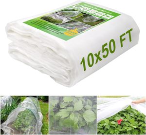 Barrière de filet de maille de jardin de 10 X 50FT, filet de plante d'<span class=keywords><strong>arbre</strong></span> fruitier pour la protection d'écran de couverture de rangée de plantes de bleuets de légumes - Product Image 1