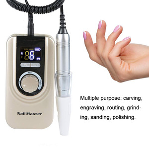 Perceuse à Ongles Électrique Portable 35000RPM Rechargeable Manucure Pédicure <span class=keywords><strong>Machine</strong></span> Avec Têtes De Polissage Anneaux Nail Master 803 - Product Image 4