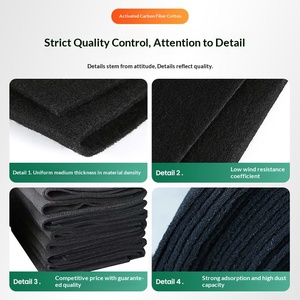 Filtre en <span class=keywords><strong>coton</strong></span> à charbon actif pour cabine <span class=keywords><strong>de</strong></span> peinture, traitement des <span class=keywords><strong>gaz</strong></span> d'échappement, désodorisation des animaux domestiques, filtre à air pour poubelle - Product Image 4