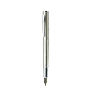 Stylo plume de qualité supérieure 915_FP_MatteSilver offrant un glissement élégant et fluide avec un flux d'encre constant et un design ergonomique - Product Image 1