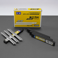 Lames de couteau utilitaire ZY-0460 ZHENGYE de qualité industrielle, 9 mm, épaisseur 0,4 mm, 60 degrés, en acier SK5 à haute teneur en carbone, couteau à découper durable